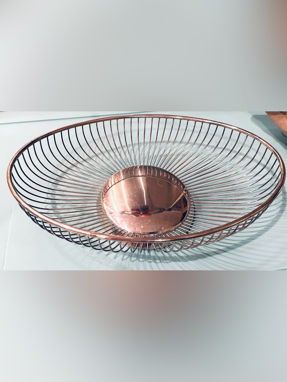 Eales 1779 Italy Iconic MCM Metal Wire Fruit Bowl Bread Basket Stainless Steel
